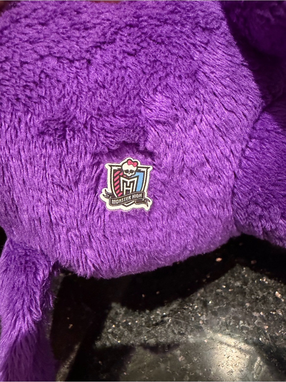 Monster High Plush Crescent Cat 13" Clawdeen Purple - Picture 8 of 10